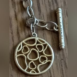 Brushed Gold tone T Tahari Bracelet